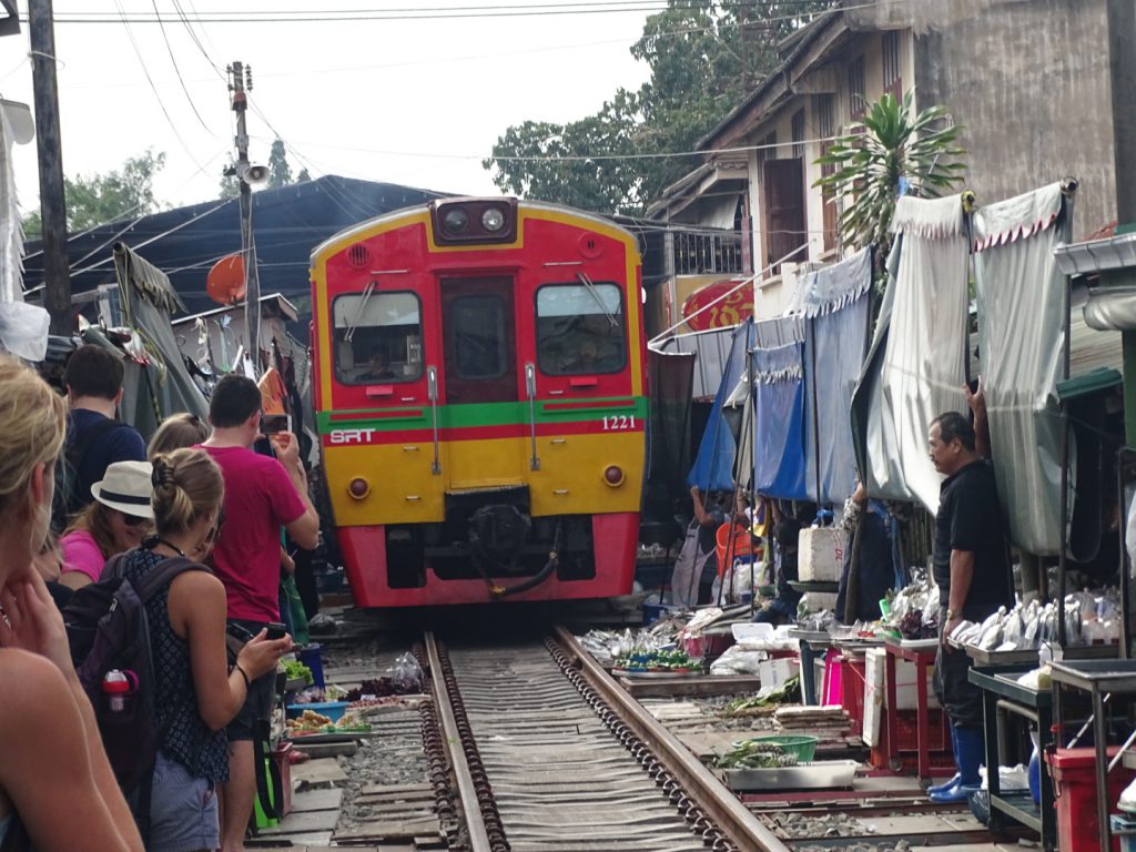 maeklong railway market