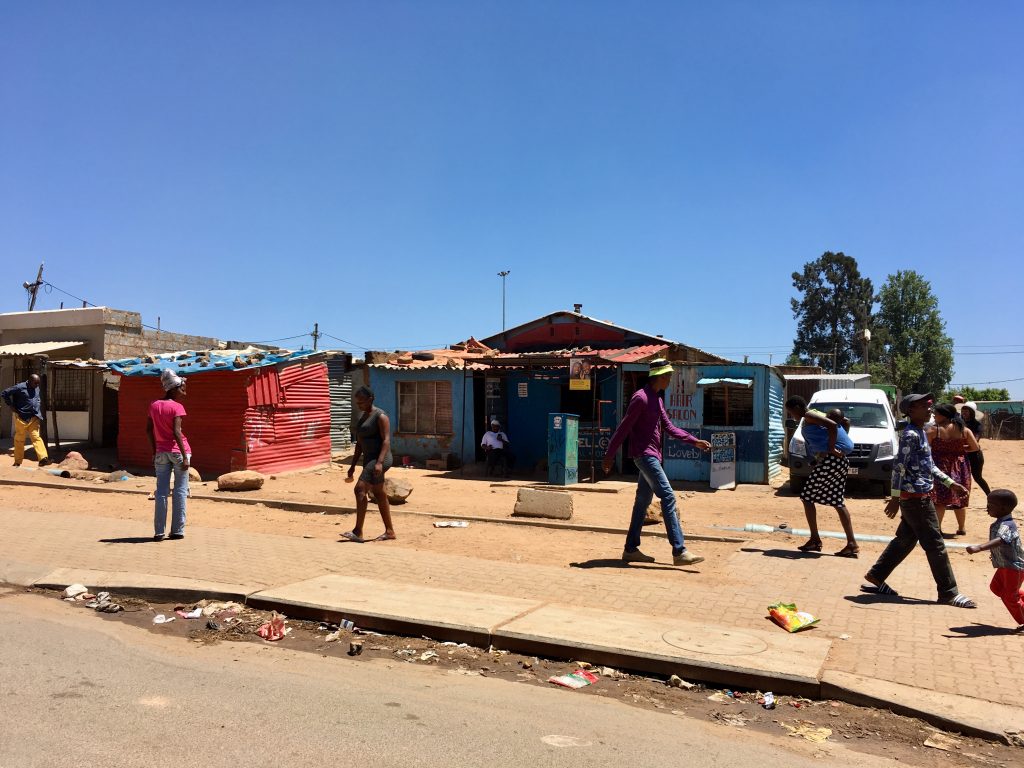 Fietsen in Soweto Johannesburg
