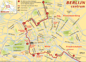 Fietsroute Berlijn
