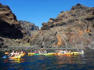 kayakken los gigantes tenerife