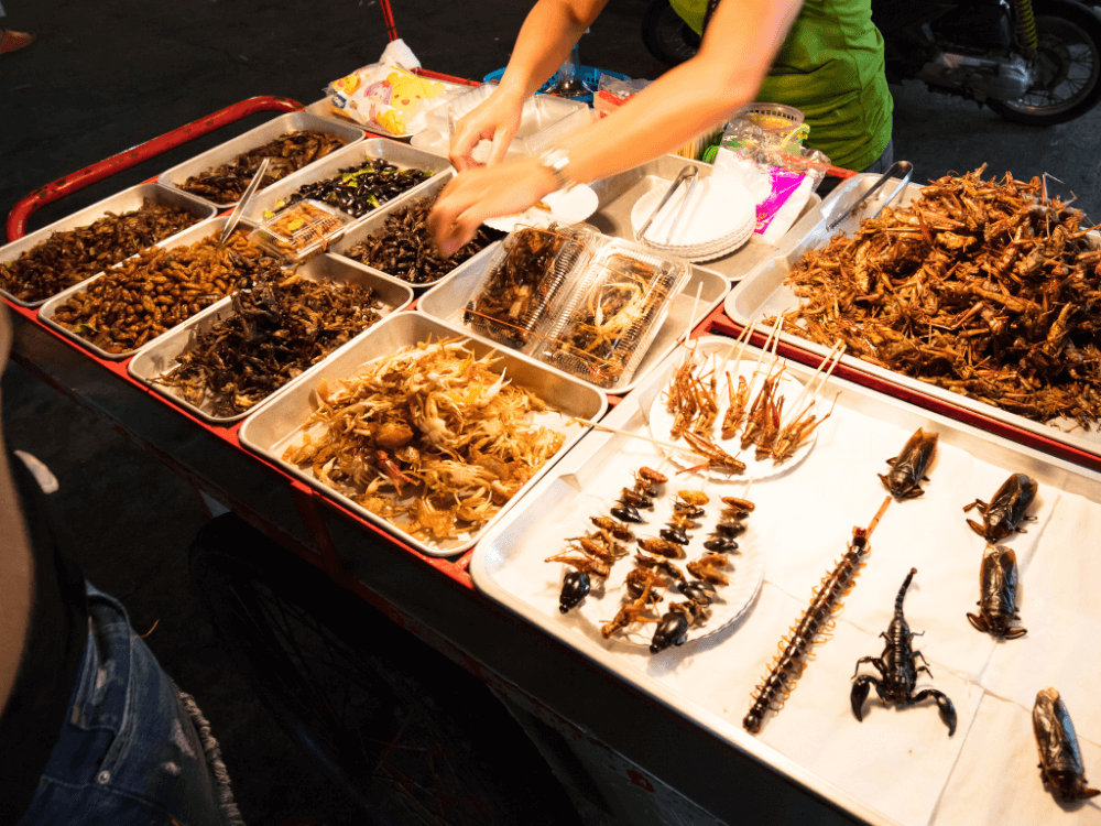 Street food eten in Bangkok
