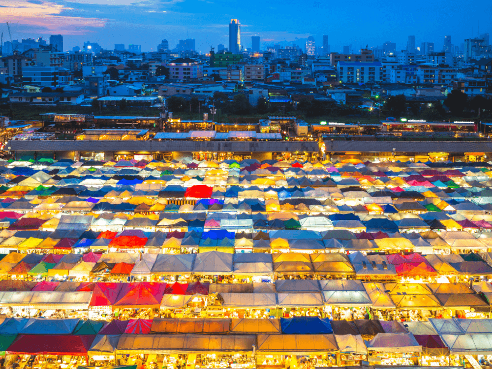 Train Market Bangkok