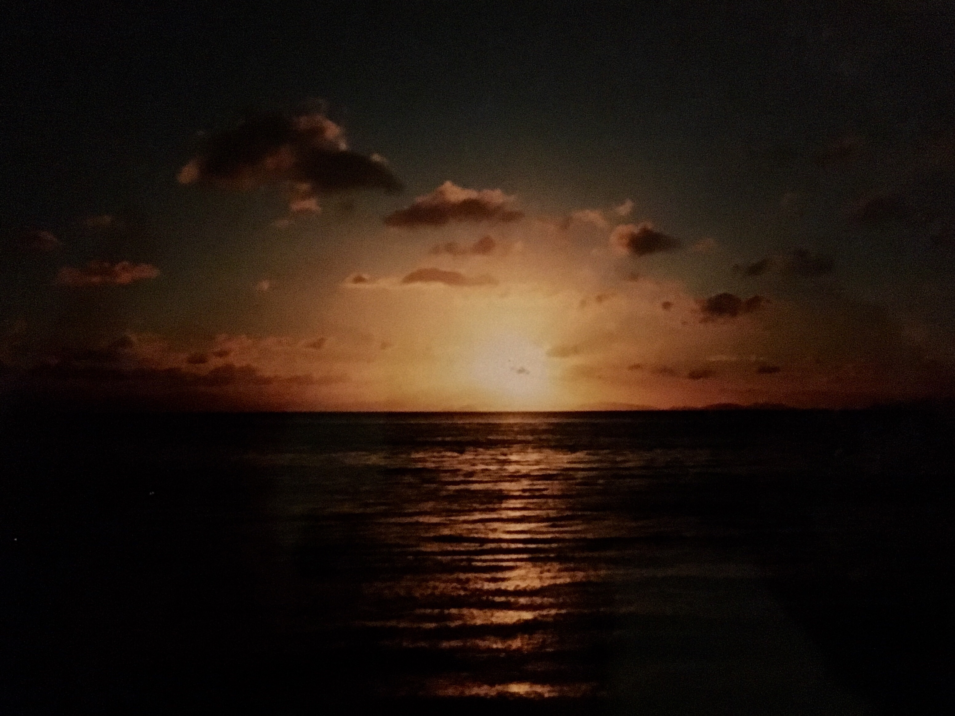 zonsondergang great barrier reef