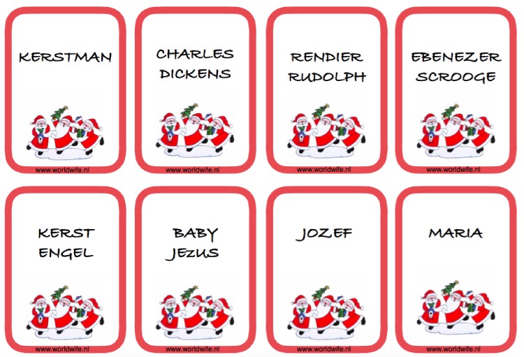 free printable Wie ben ik? - kersteditie #gratis