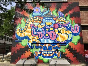 Street art in Rotterdam Nederland