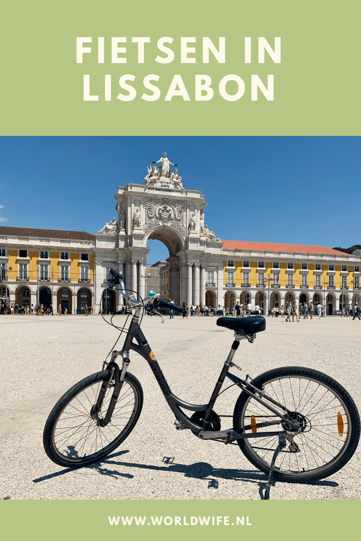 Fietsen in Lissabon. Een ideale manier om een indruk van de stad te krijgen #tips #stedentrip #lissabon