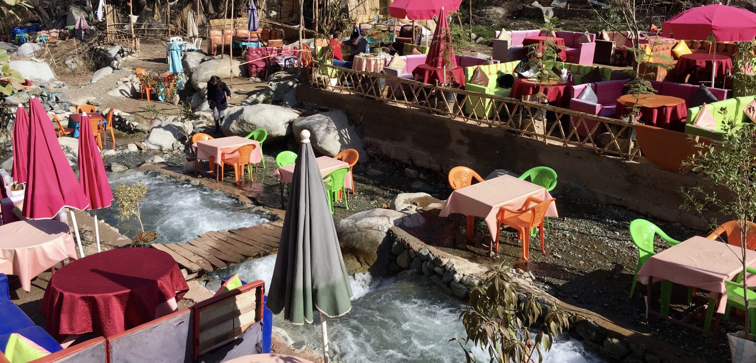 Toffe excursie vanuit Marrakech: de Ourika vallei aan de voet van het Atlasgebergte in Marokko.