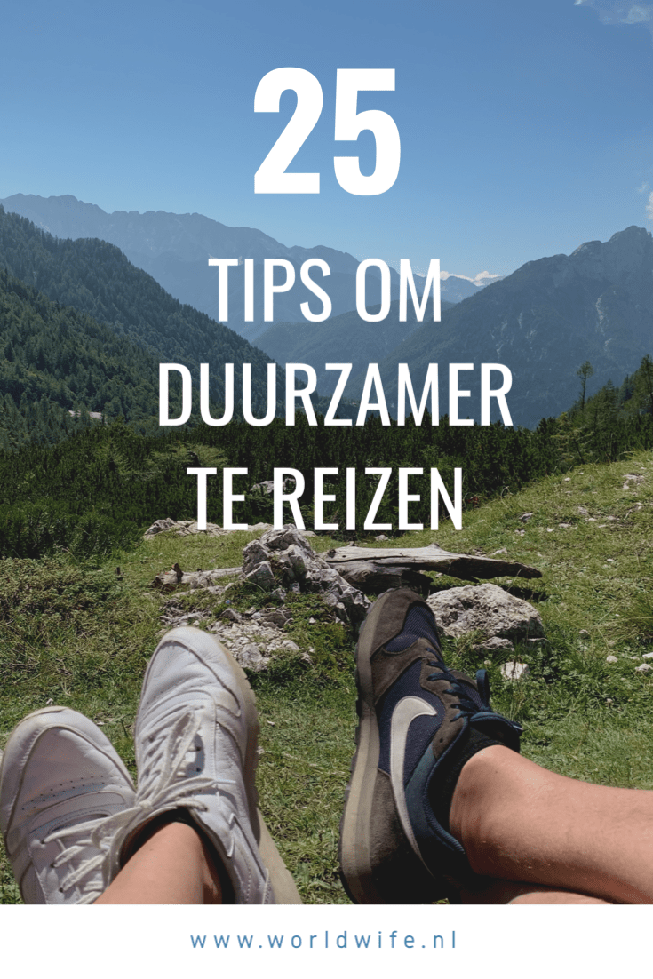 25 tips om duurzaam te reizen