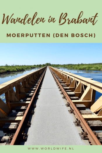 Wandelen in de Moerputten in Den Bosch, Noord-Brabant, Nederland