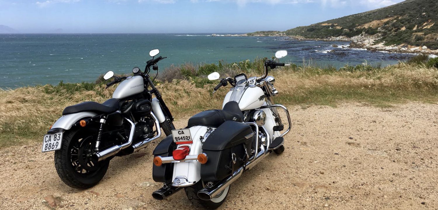 Kaaps Schiereiland op Harley Davidson vanuit Kaapstad, Zuid-Afrika