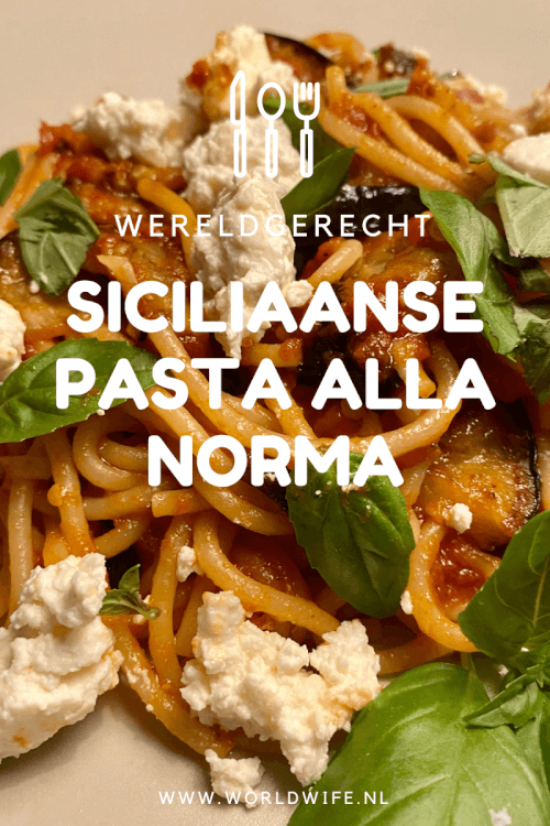 Recept voor pasta alla norma, Sicilië, Italië