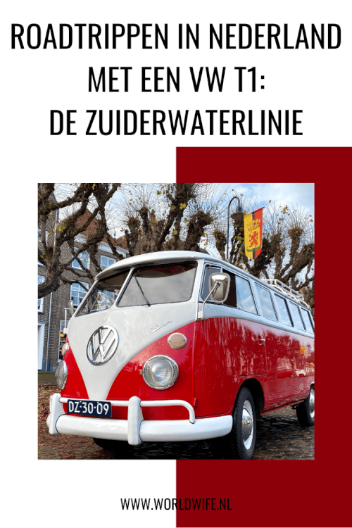 Touren langs de Zuiderwaterlinie met een Volkswagen T1 #nederland #roadtrip #volkswagenbusje