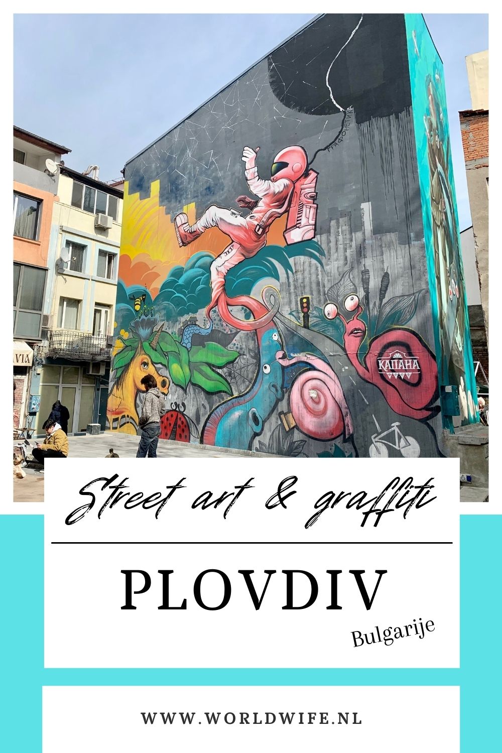 Street art en graffiti in Plovdiv