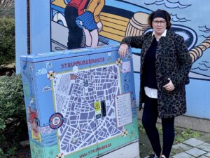 Wandeling langs de stripmuren in Antwerpen