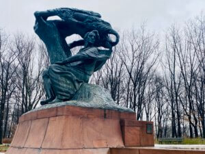 Chopin monument Warschau