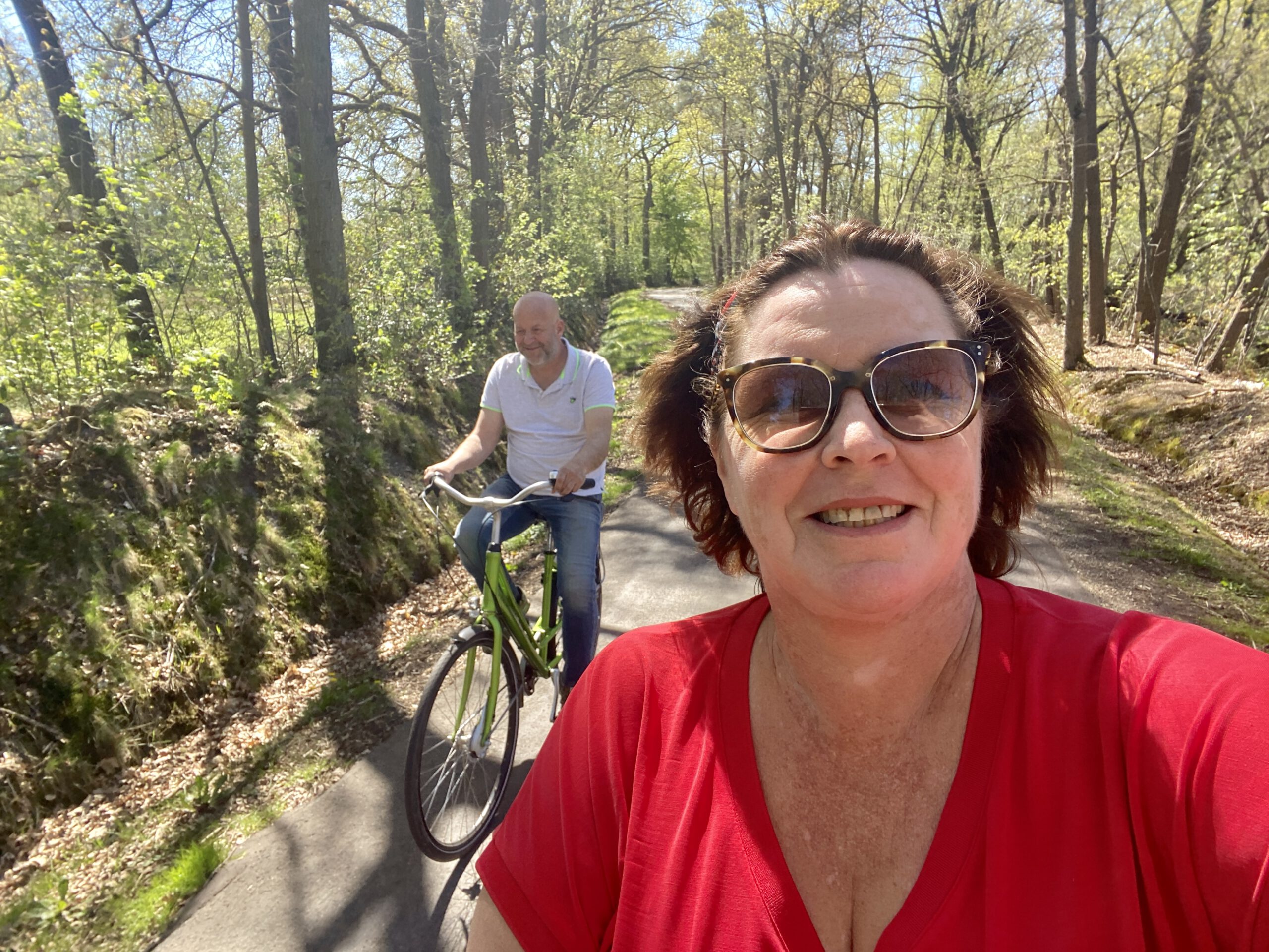 Fietsen door de bomen België