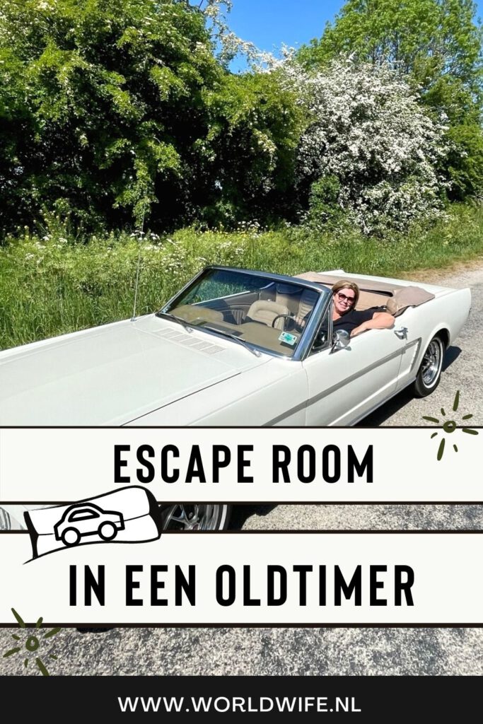 Escape room op wielen in een oldtimer