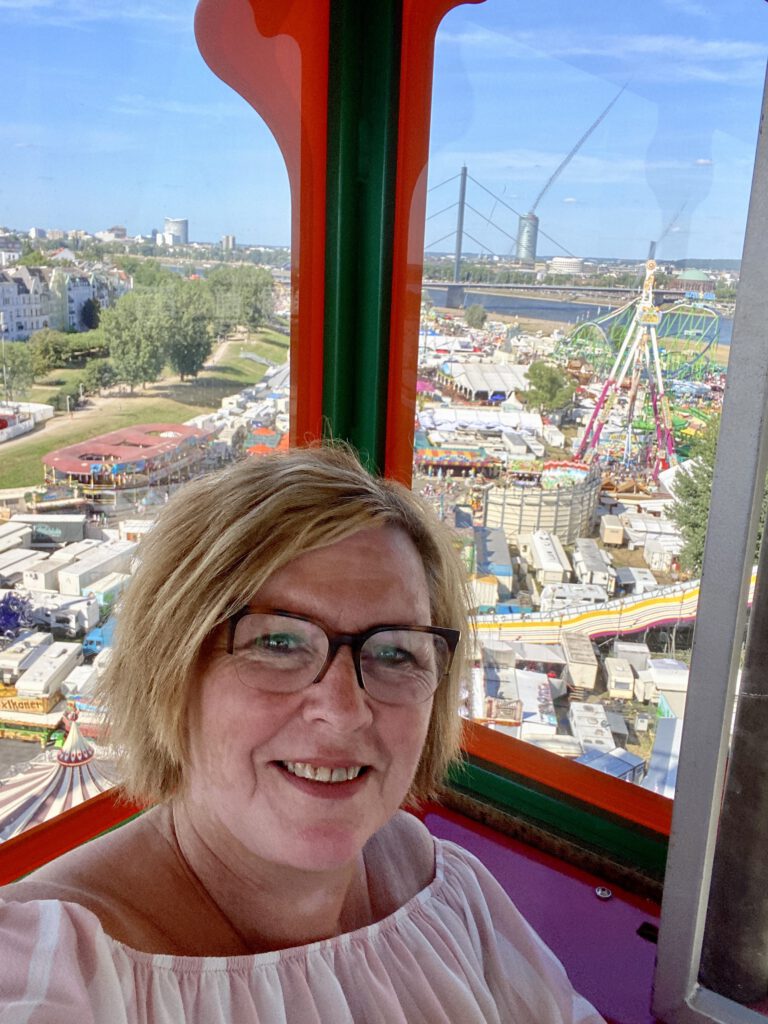 Reuzenrad op de Rheinkirmes