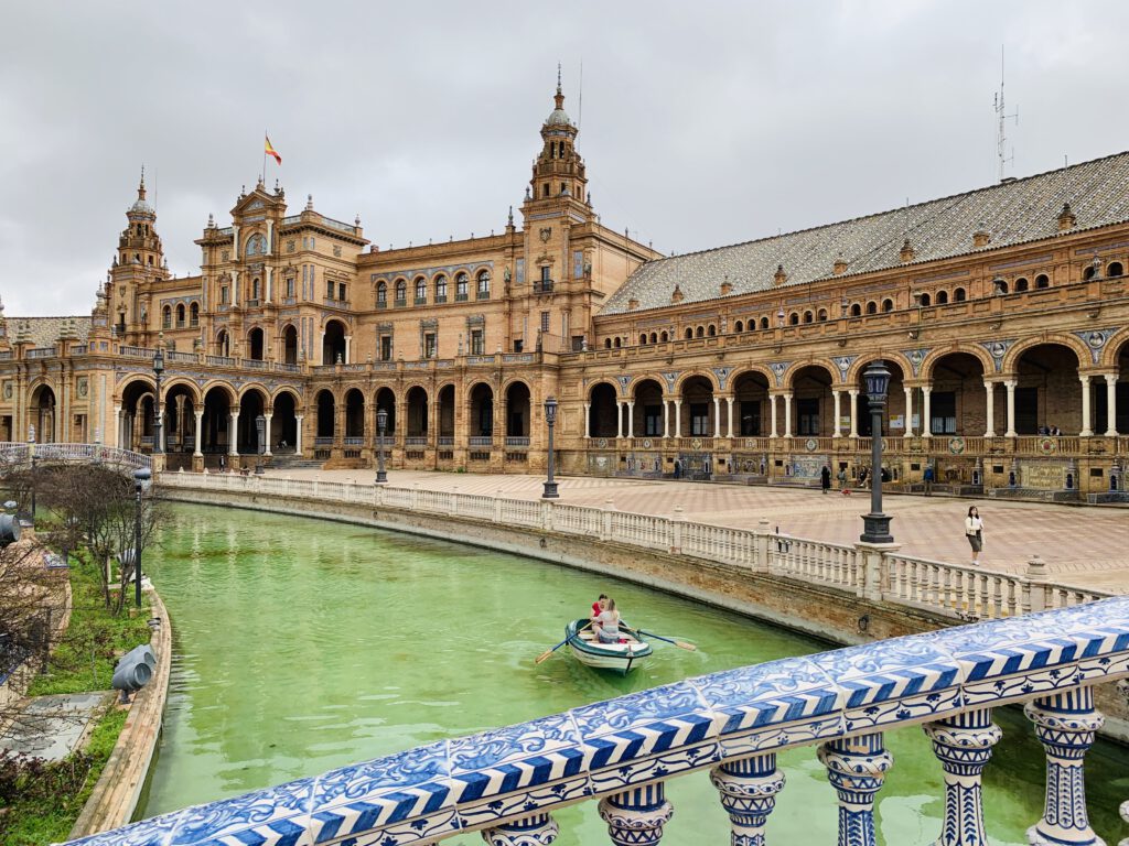 Plaza de Espana,het mooiste en bekendste plein van Sevilla