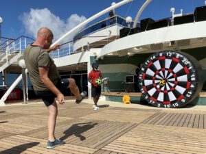 Animatieteam aan boord van de MSC Magnifica