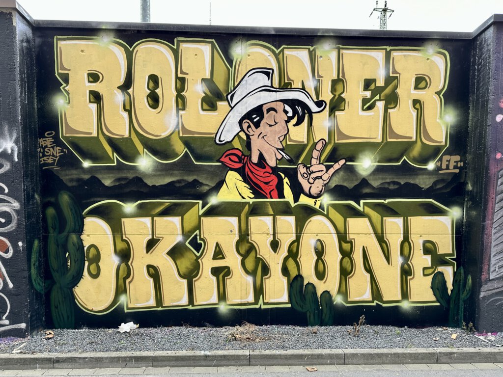 Lucky Luke mural