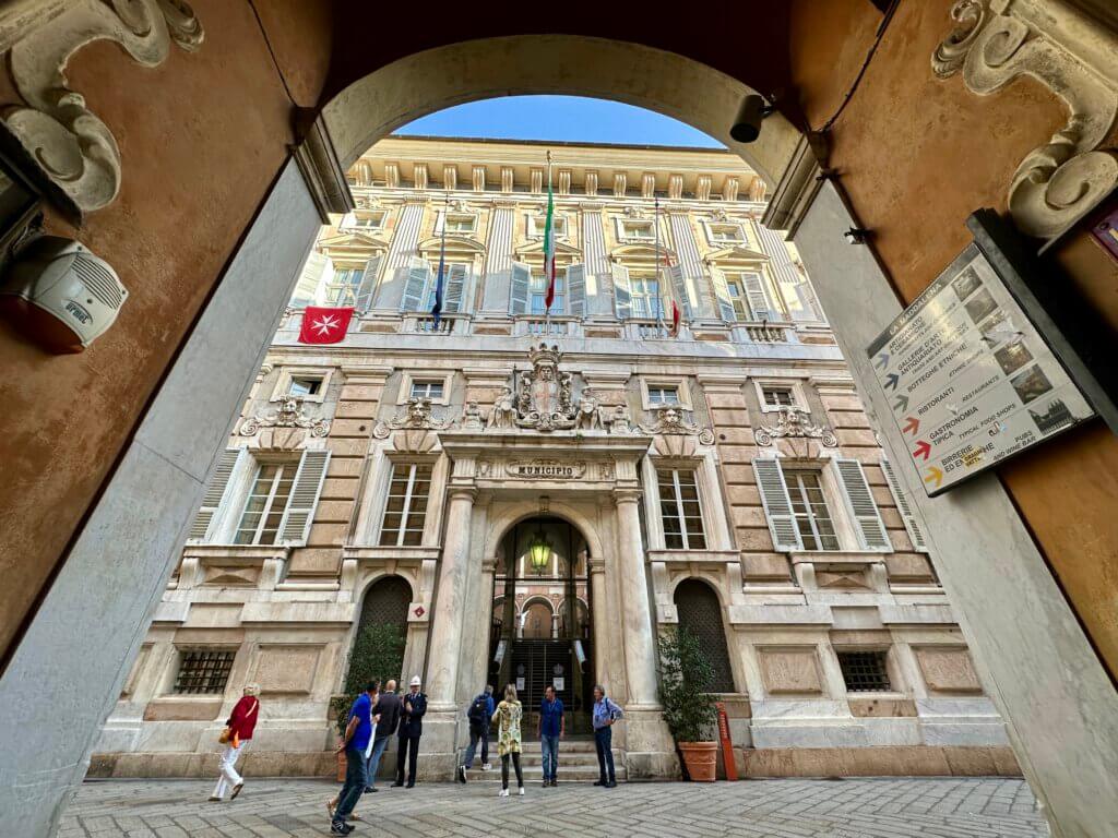 Schitterende palazzo aan de Via Garibaldi in Genua