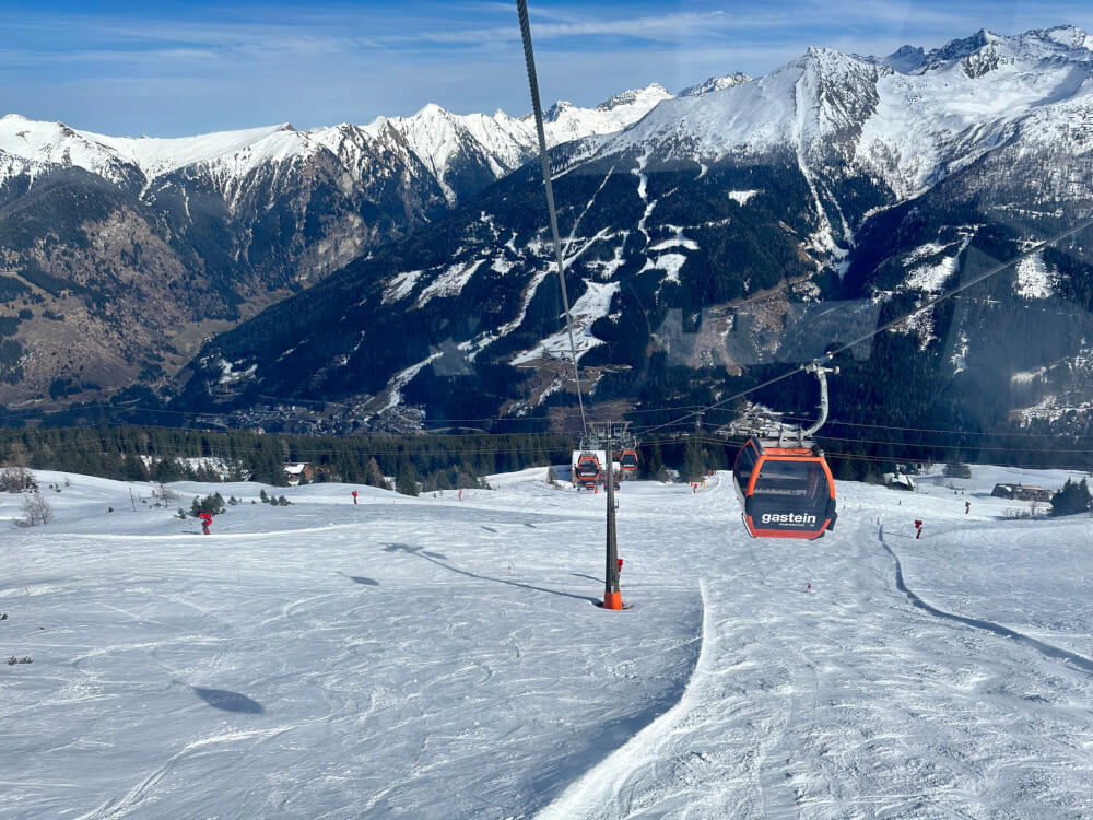 Wintersport in Gastein, Ski Amdadé, Salzburgerland, Oostenrijk