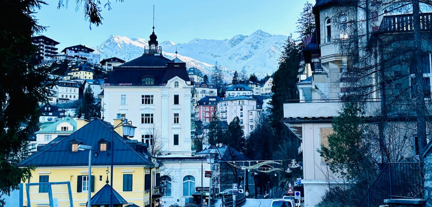 Bad Gastein, een charmant wintersportplaatsje in het Salzburgerland, Oostenrijk.
