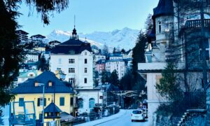 Bad Gastein, een charmant wintersportplaatsje in het Salzburgerland, Oostenrijk.