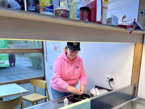 Koken op Reykjavik Campsite.
