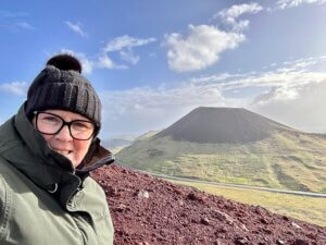 Mount Eldfell Westmaneilanden IJsland