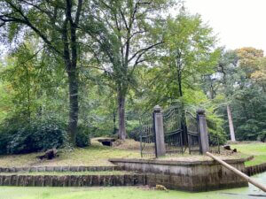 Het grafeiland in stadspark de Warande, Helmond.