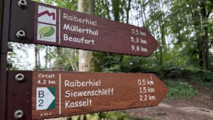 Wandelen in Luxemburg: Mullerthal Route B2.