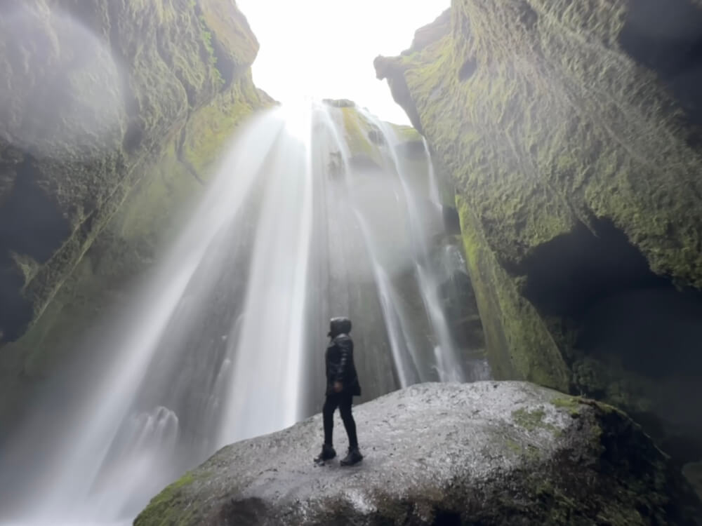 Gljufrabui, de mooiste waterval in IJsland, als je het mij vraagt.