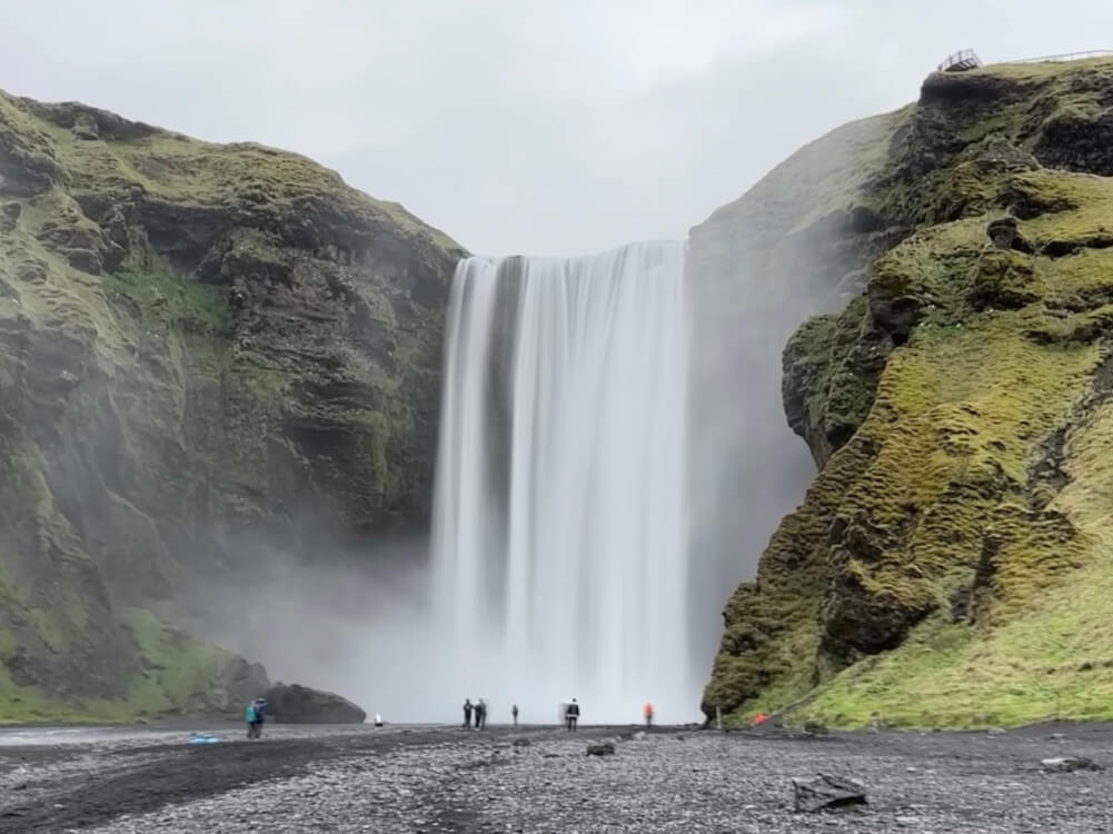 Skogafoss waterval IJsland