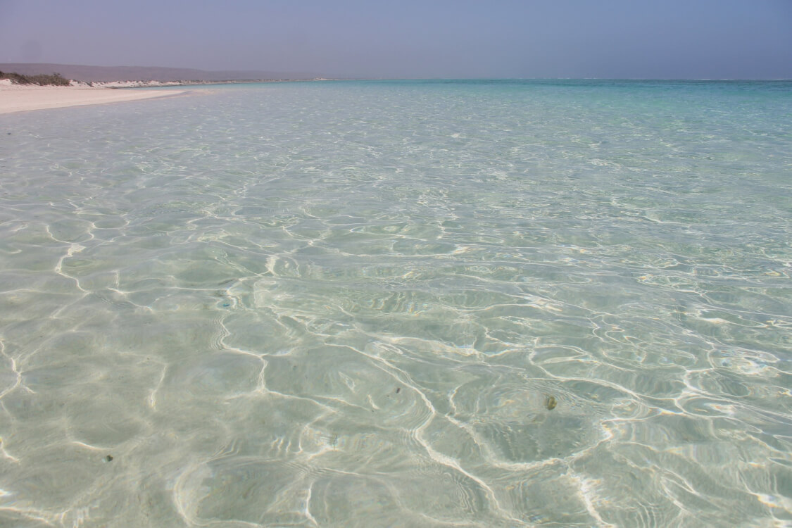 Turquoise Bay, een fantastische plek om te snorkelen in West-Australië.