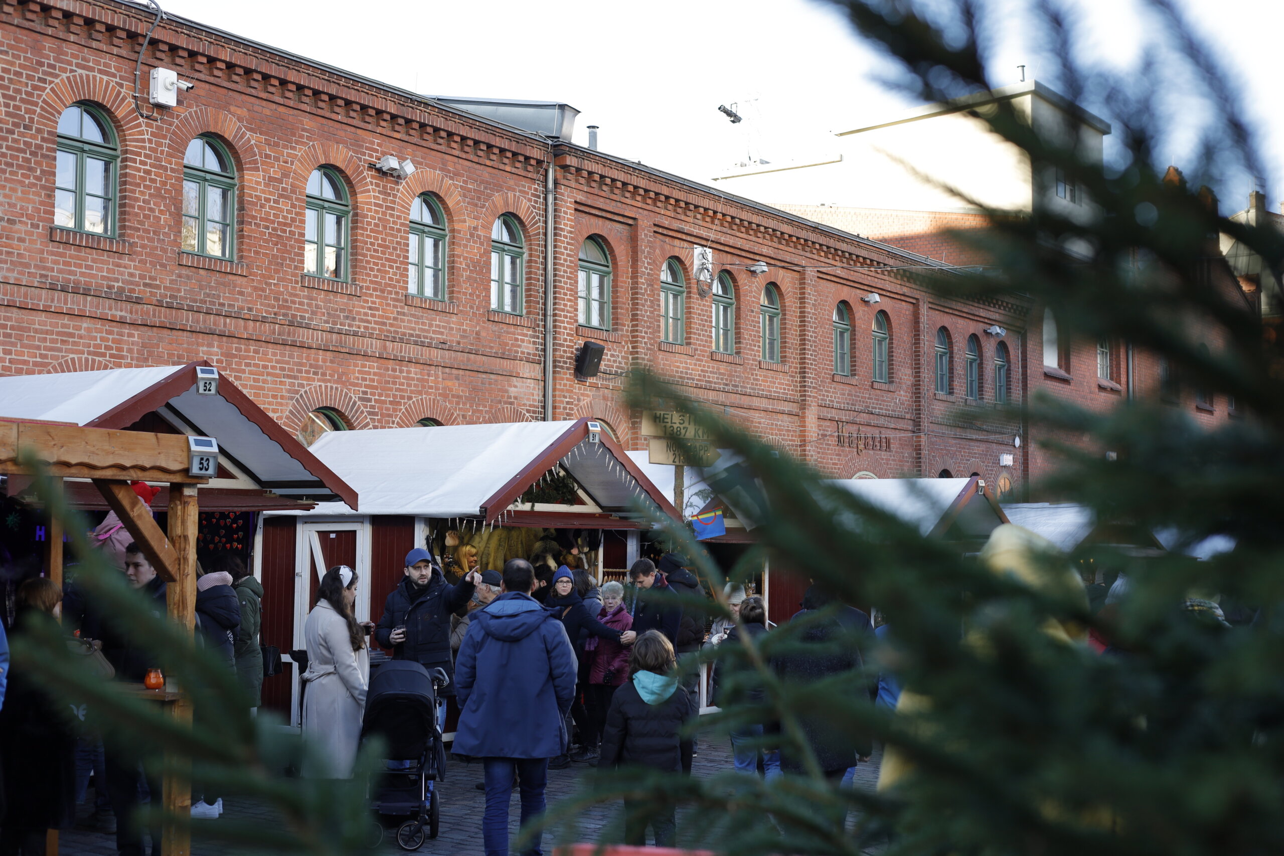 Kerstmarkt in Berlijn.