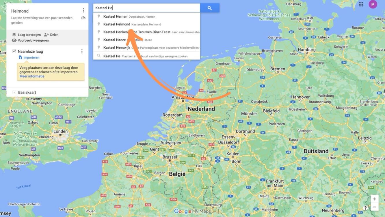 Stap voor stap je reisplanning in Google Maps.