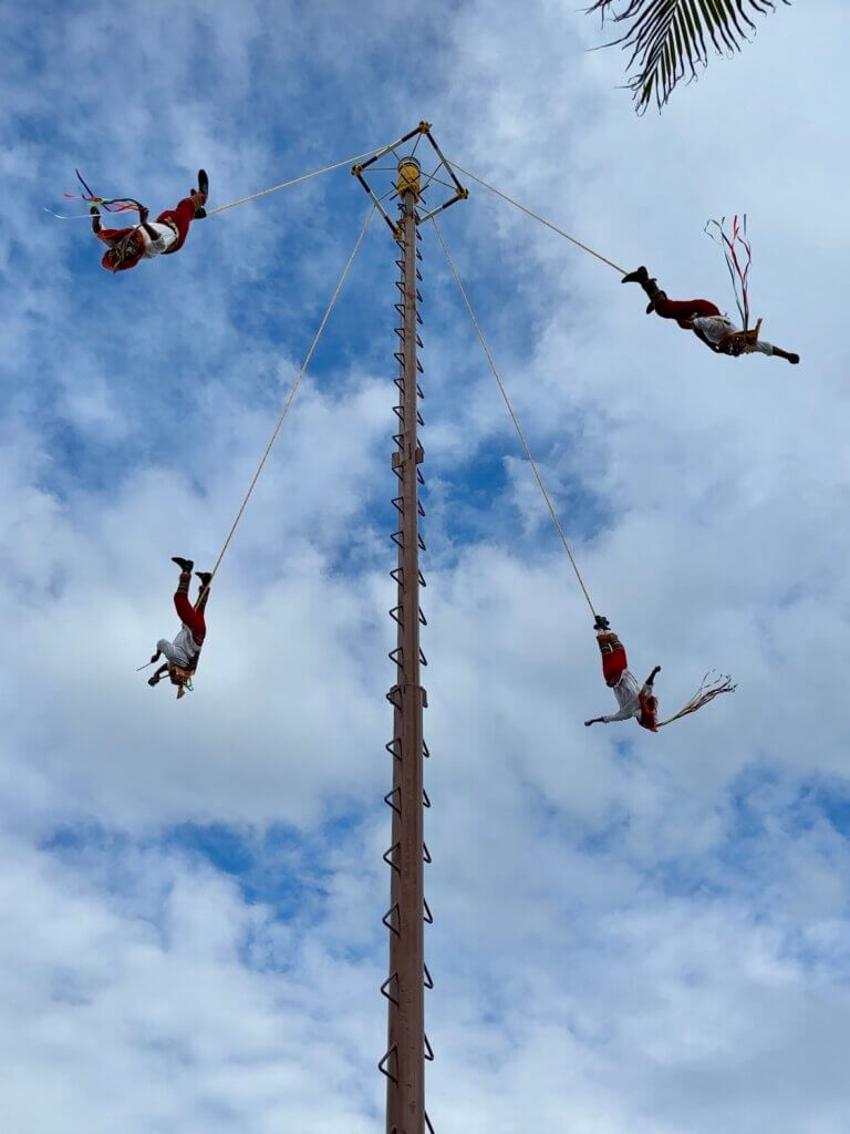 Danza de los velodares in Costa Maya, Mexico.