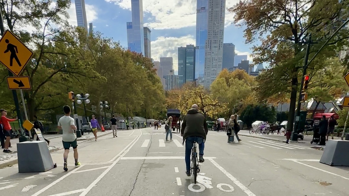 Zeker doen als je in New York bent: fietsen in Central Park.