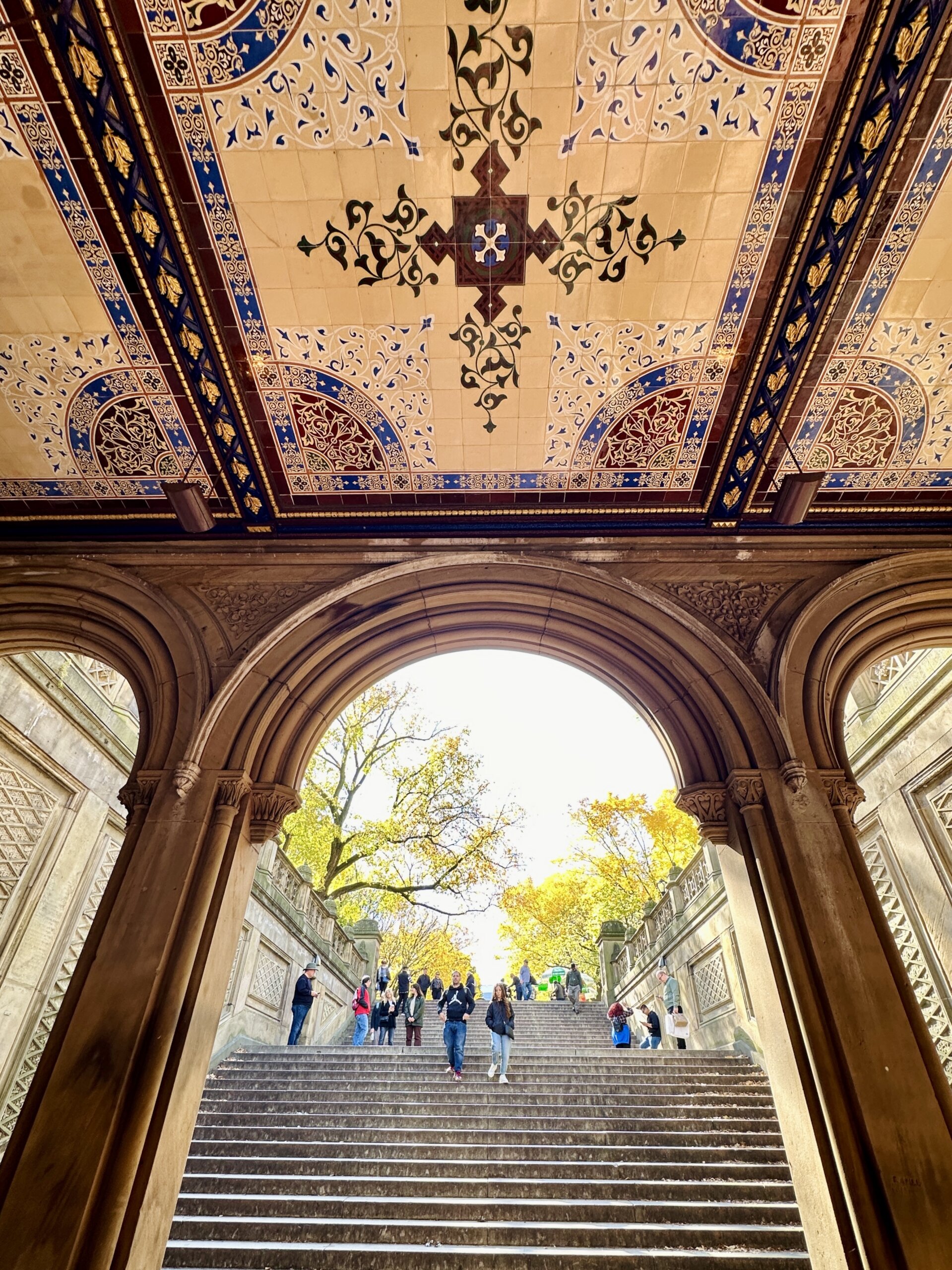 Bethesda Terrace Central Park New York.