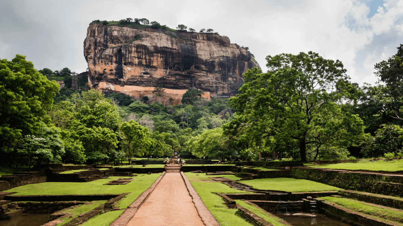 Lion's Rock Sigirya Sri Lanka.