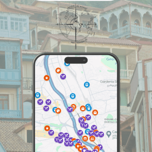 Al mijn tips voor Tbilisi verzameld op een kaart in Google Maps.