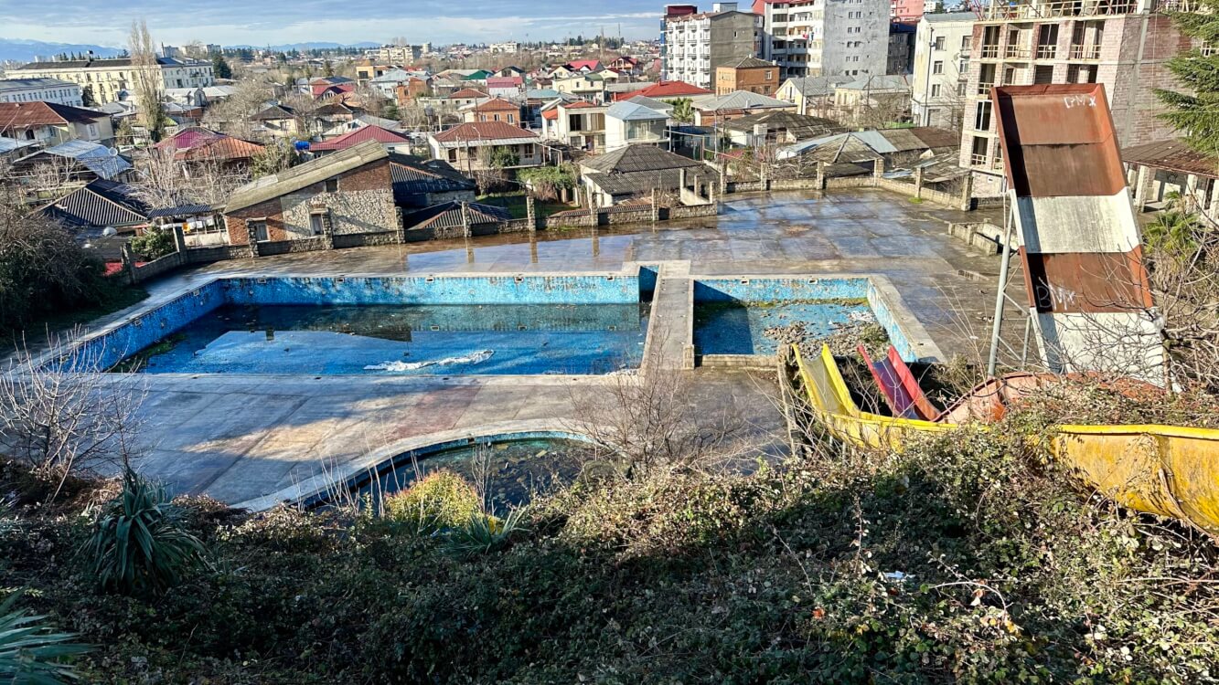 Abandoned pool Kutaisi Georgia