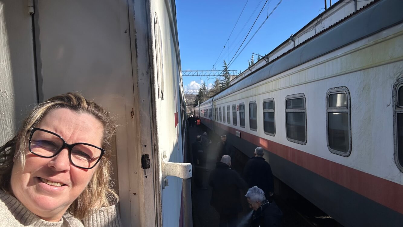 Kutaisi naar Tbilisi trein