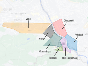 De fijnste hotels in de beste wijken om te overnachten in Tbilisi.