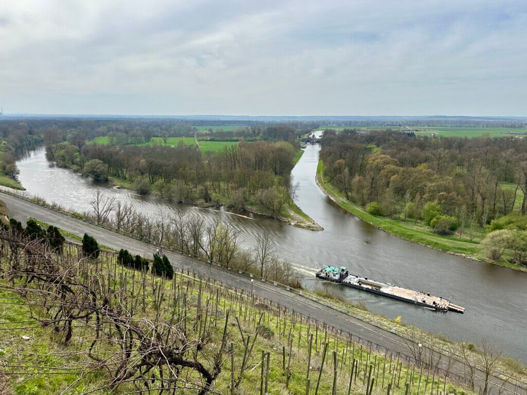 Elbe en de Moldau in Melnik