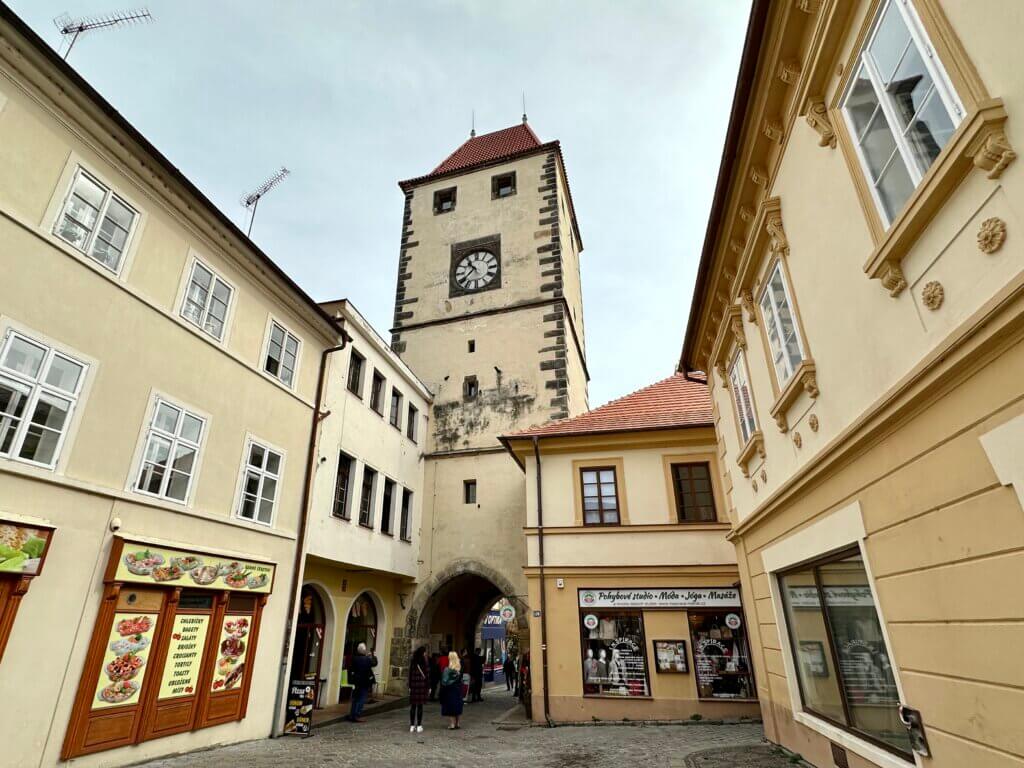 Een stadswandeling dor Melnik, Tsjechië.