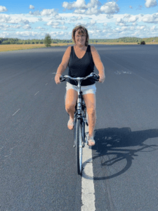 Fietsen op Park Vliegbasis Soesterberg.