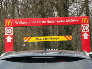 Eerste McDrive van Nederland in Huis ter Heide.